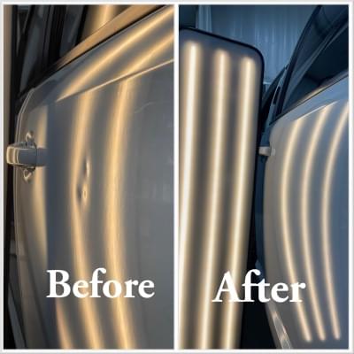 PDR Door Before and after